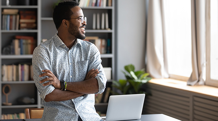 Photo of professional black man
